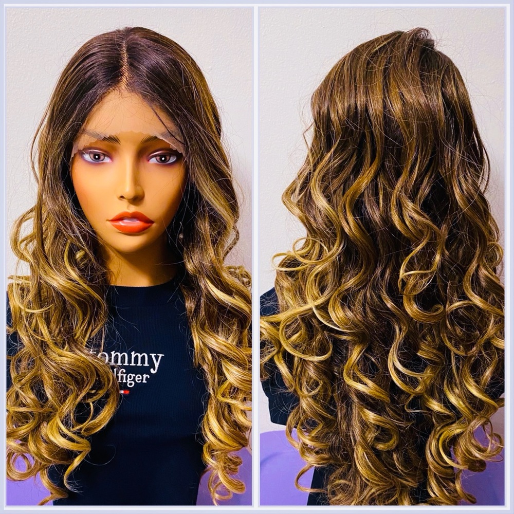 Lace wig curly 😍💓